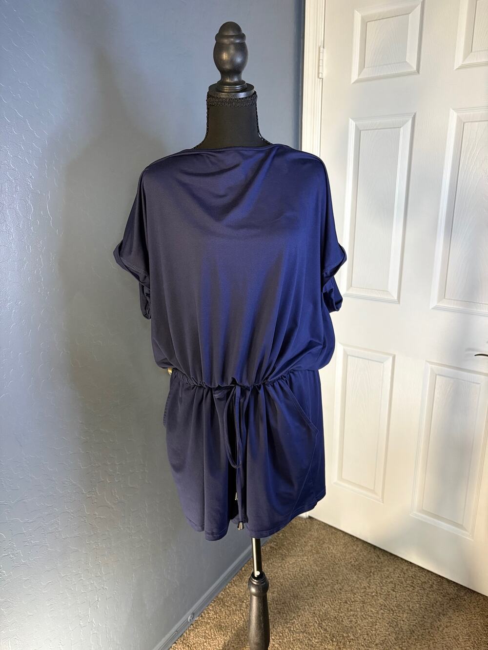 Women's Casual 3XL Romper with Drawstring Waist